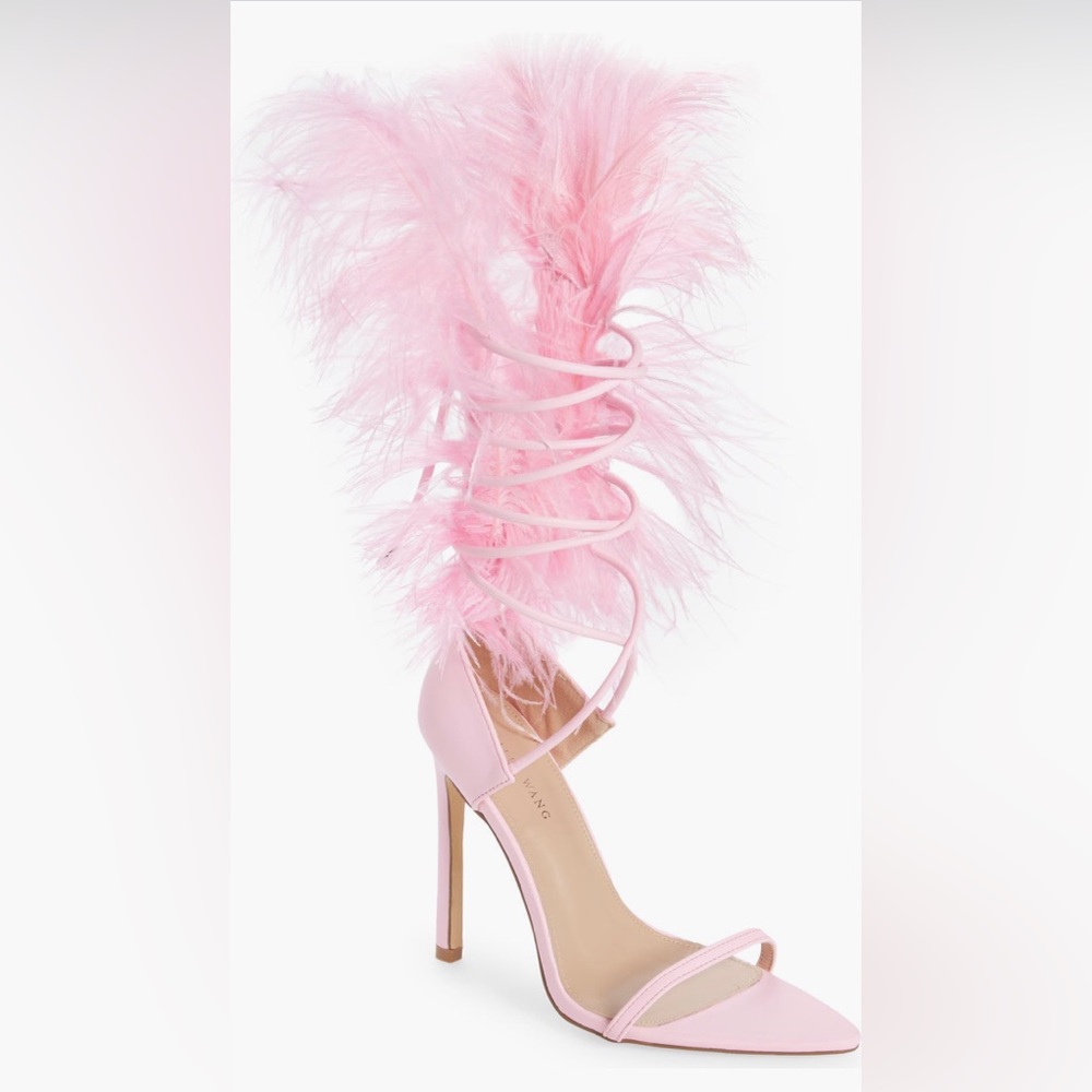AZALEA WANG
Cleasby Ostrich Feather
Pointed Toe Sandal (Women)